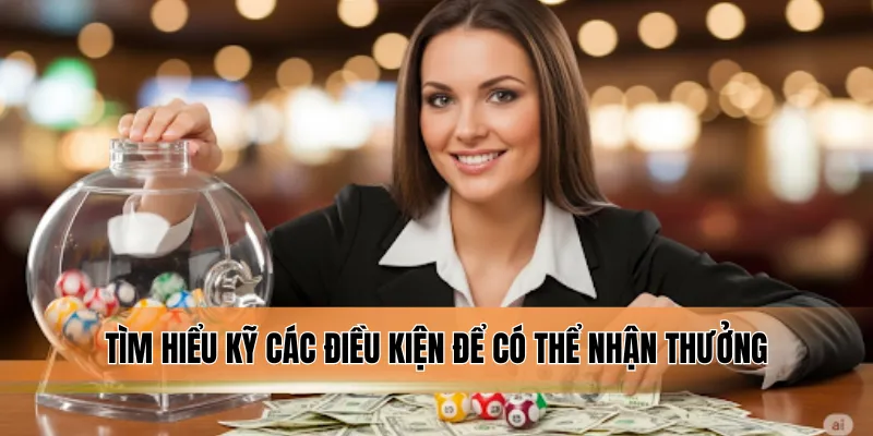 Tìm hiểu kỹ các điều kiện để có thể nhận thưởng.